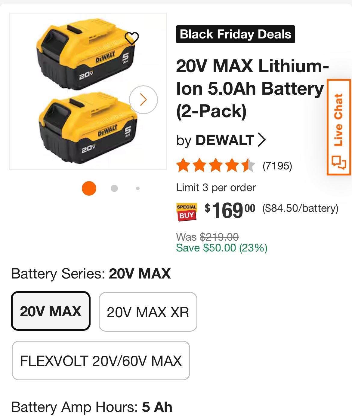 Dewalt Batteries 