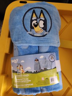 Bluey's hooded towel for toddlers