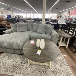 New Super Comfy Corduroy 2pc  Sectional Sofa Couch *Larger Sizes Available* 