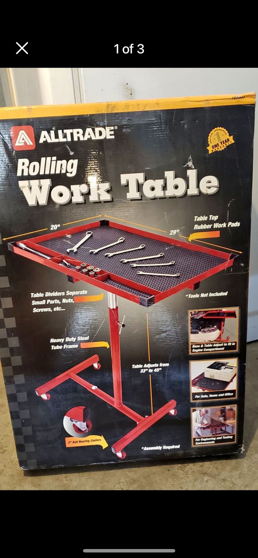 Alltrade Rolling Work Table - Gently Used for Sale in Los Angeles, CA ...