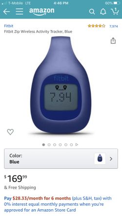 Fitbit zip wireless activity tracker