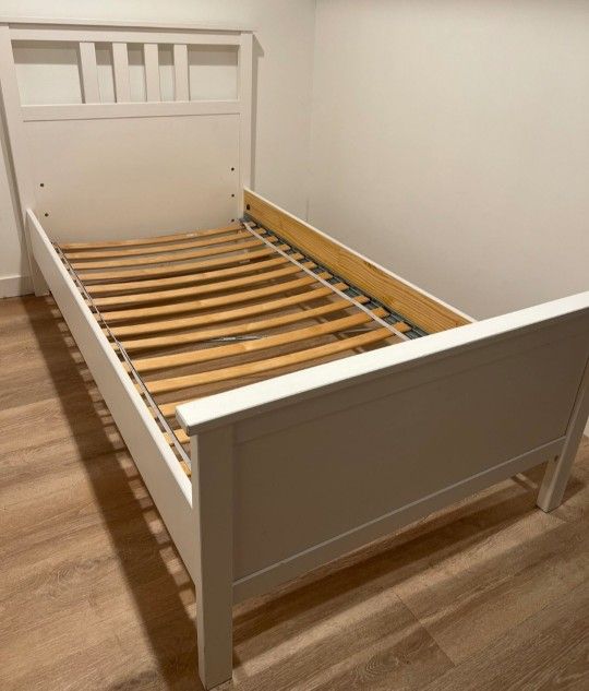 Ikea Hemnes TWIN Bed Frame With Wooden Slats