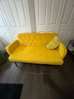 yellow couch