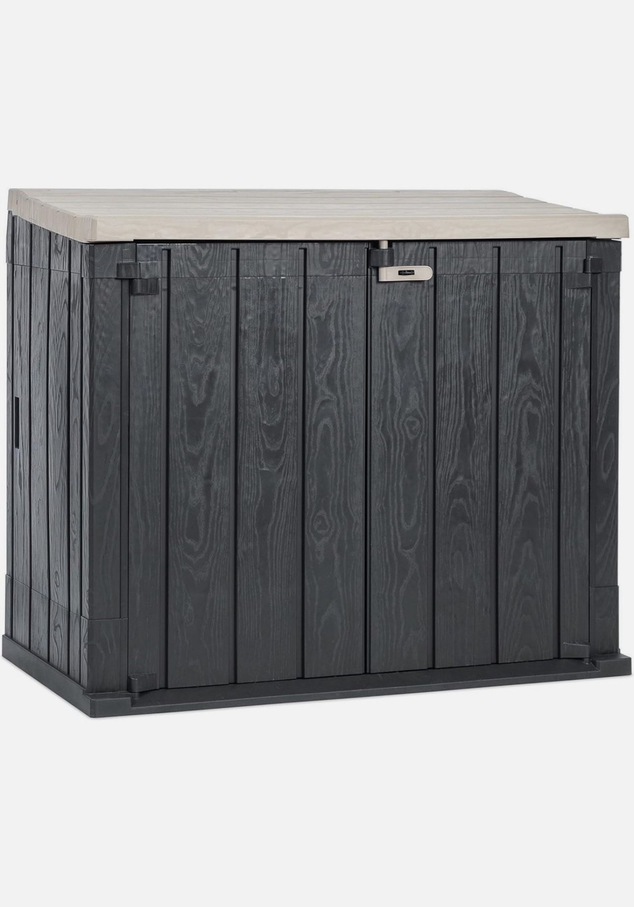 Toomax Stora Way All-Weather Outdoor Garden Storage Shed, 129.5 x 74.5 x 111 cm