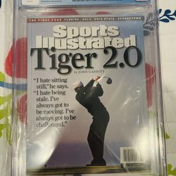 8.5 Graded Tiger Woods Sports Illustrated Magazine