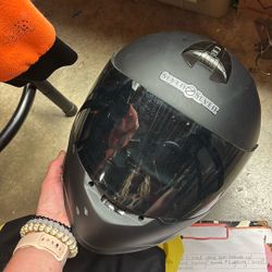 Motorcycle Helmet (good Condition With Included Visor) 