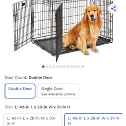 Used Metal Dog Crate (Good condition)