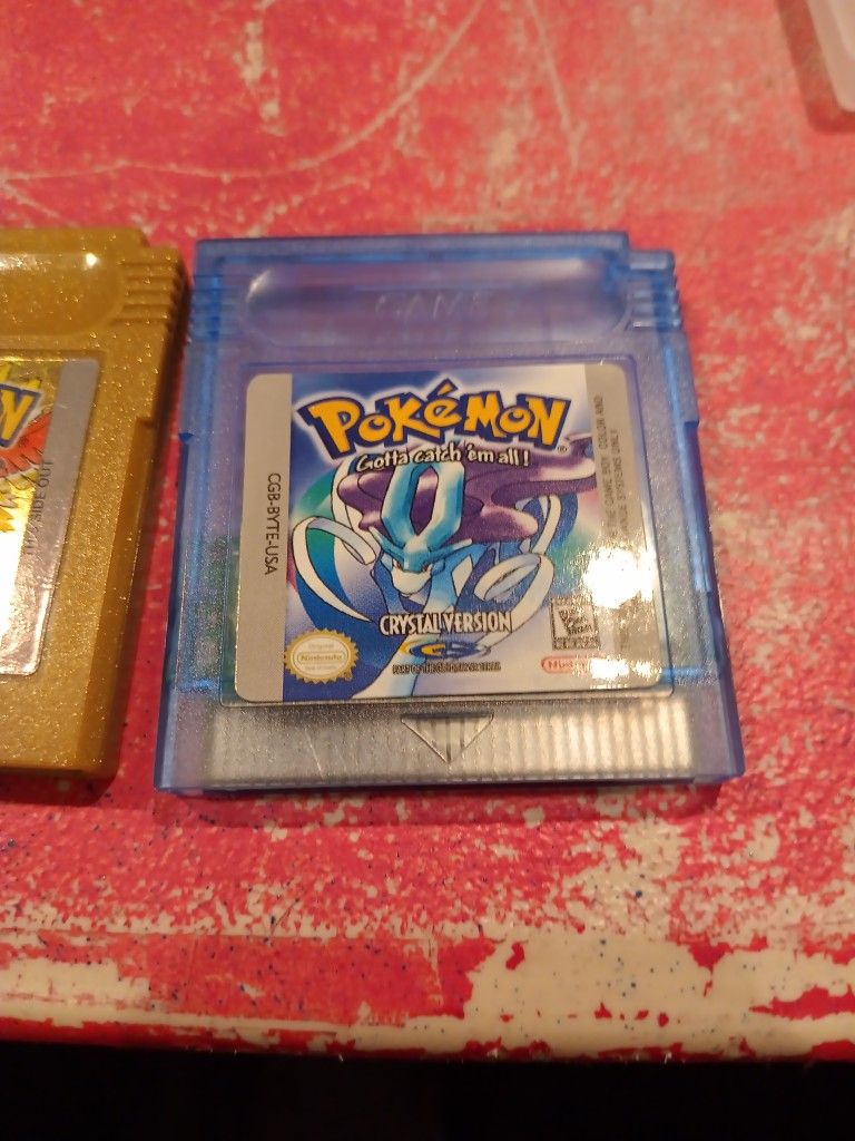 Pokemon Silver Gold Crystal Versions 