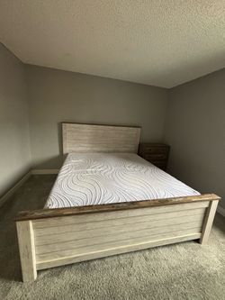 California King Size Bed Frame & Mattress