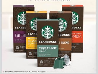 Starbucks Nespresso capsules variety pack