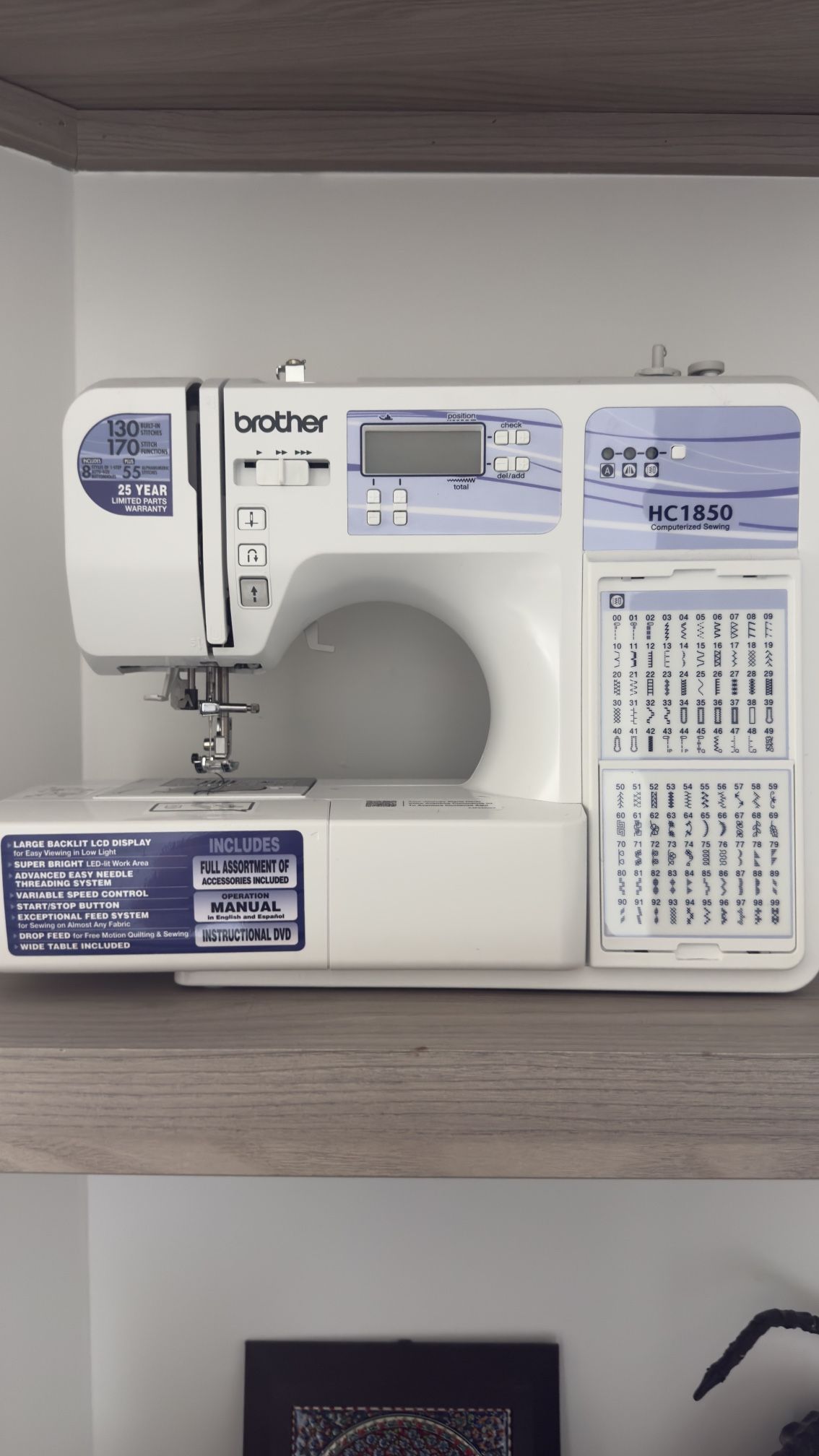 Brother HC1850 Sewing Machine