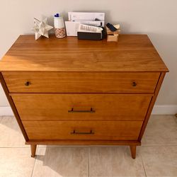 Mid-Century Modern 3-Drawer Dresser