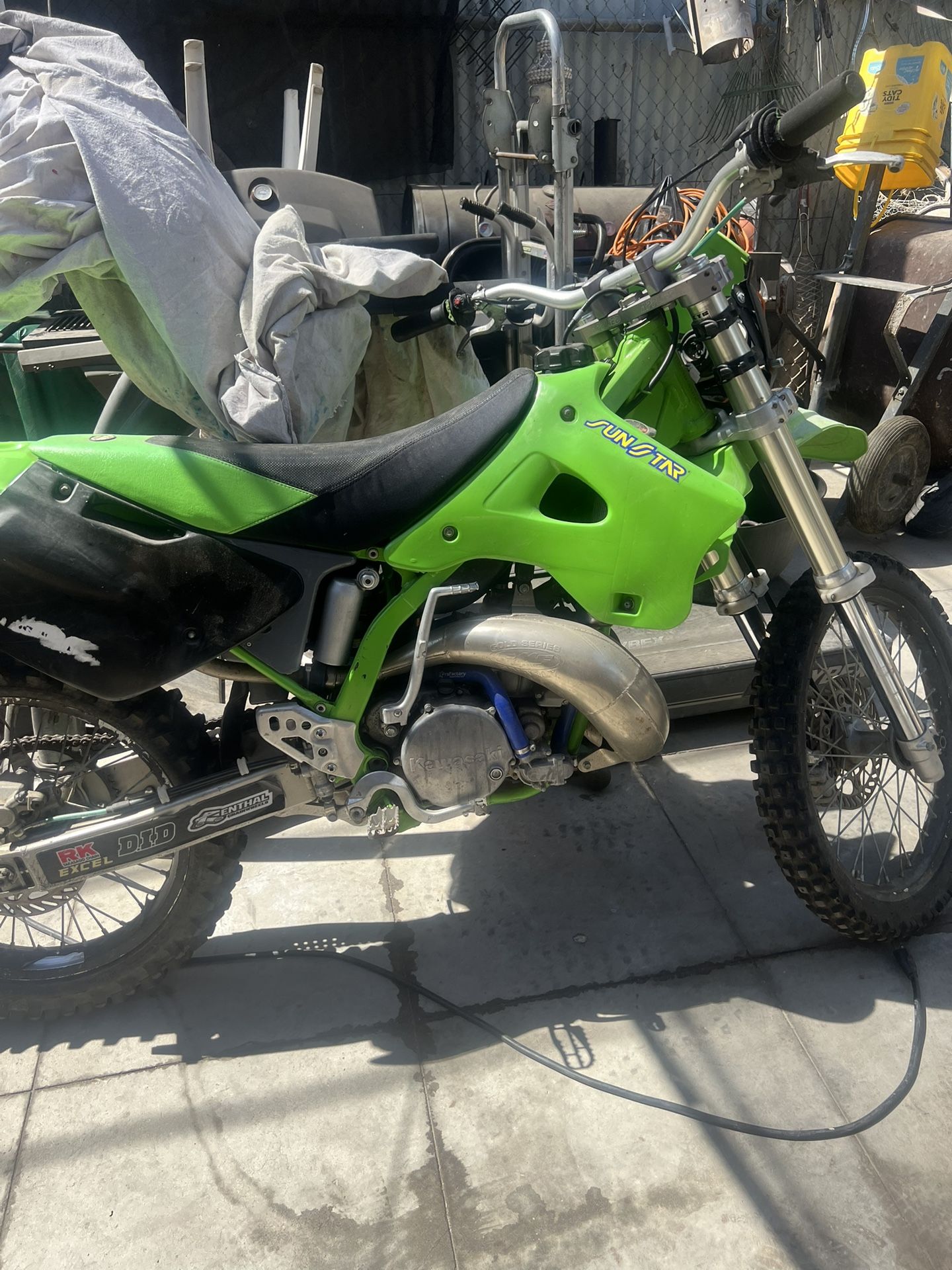 97 Kawasaki Two-Stroke Title In Hand