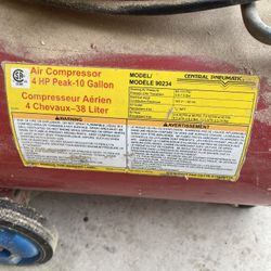 Air Compressor And Nailer