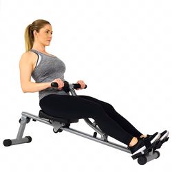 ‼️ BRAND NEW Sunny Health & Fitness SF-RW1205 12 Adjustable Resistance Rowing Machine Rower w/Digital Monitor