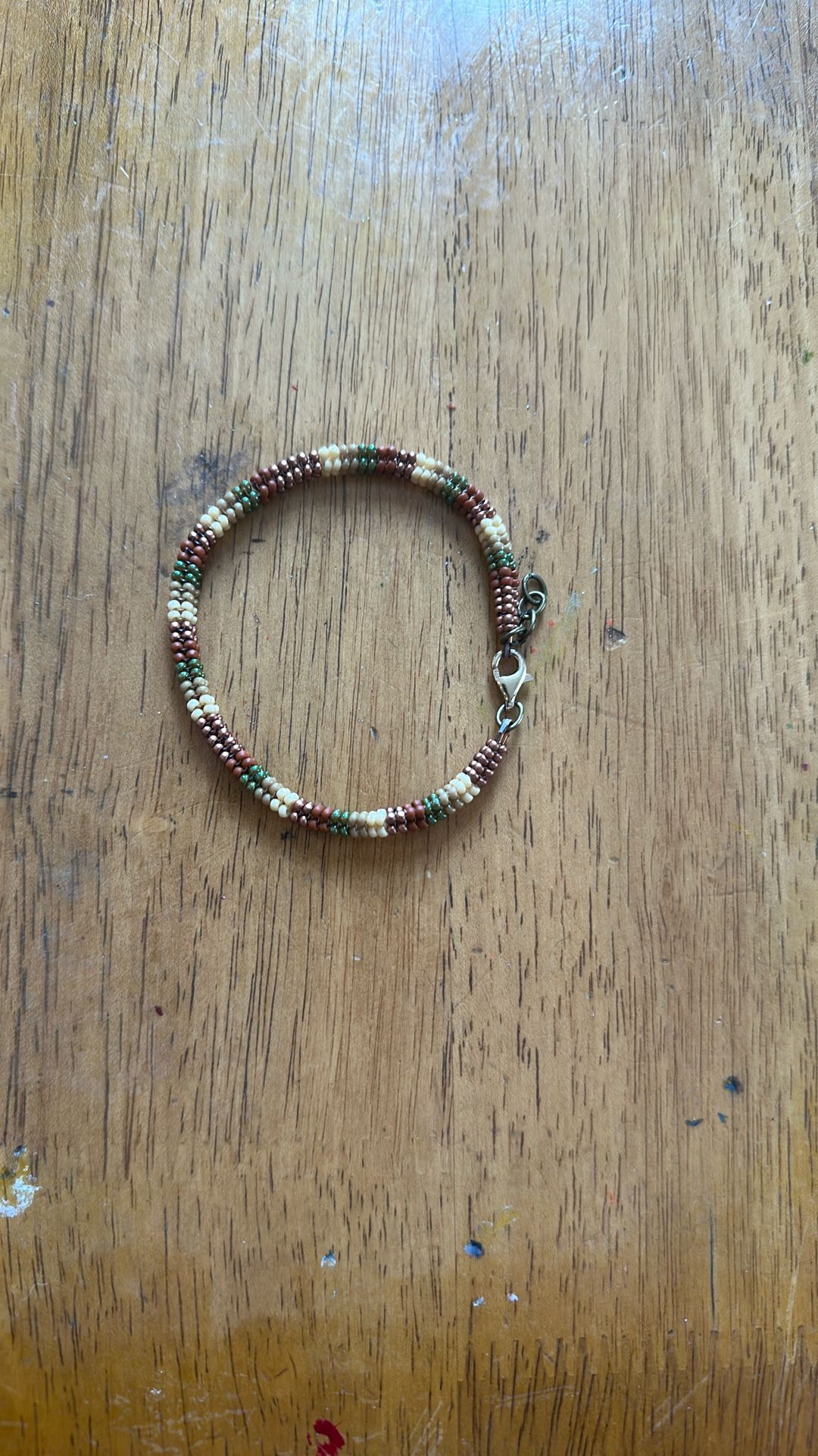 (Hand Made),(Harringbone Stitch), (Terracotta Bronze Kaki Green Olive Green) Size 8 To 8 1/2
