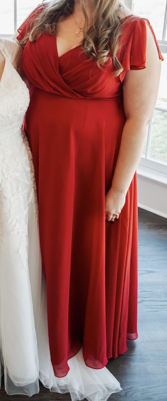 Red Bridesmaids Dress