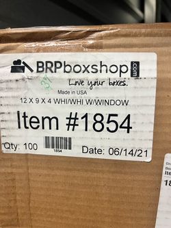 12x9x4 Baker Window Boxes – 100 Count 7 cases