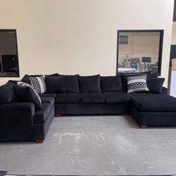 Black Sectional 