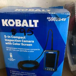 Kobalt 5in Compact Inspection Camera With Color Screen