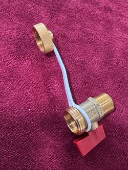 Caleffi 538402FD Dirtmag 1/2 x 3/4 in. MPT x GHT Boiler Drain Valve replacement B3)