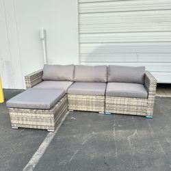 4pc Outdoor Patio Furniture Sectional Set