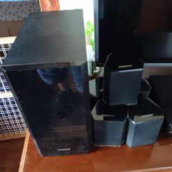 Samsung 3d Bluray Player Subwoofer, 4 Speakers 