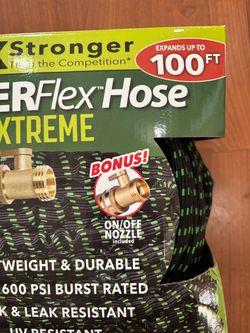 Garden hose 100 feet flexible brand new