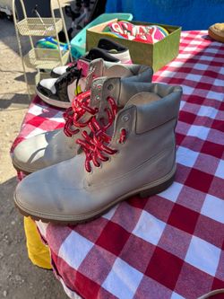 Timberland Boots with Supreme Laces size 15