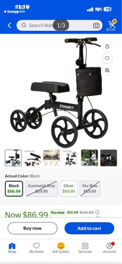 Knee scooter