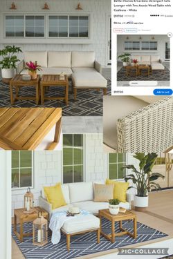 New  Outdoor Sectional 