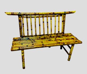 Handcrafted Premium Bamboo Garden Bench