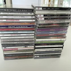 40 Great CD’s Opera, Easy Listening Relaxation, Broadway Shows & Movie Soundtracks Etc. Check Out All The Pictures.