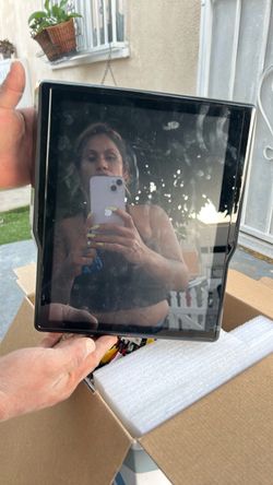 Black Tablet or Monitor Screen Panel