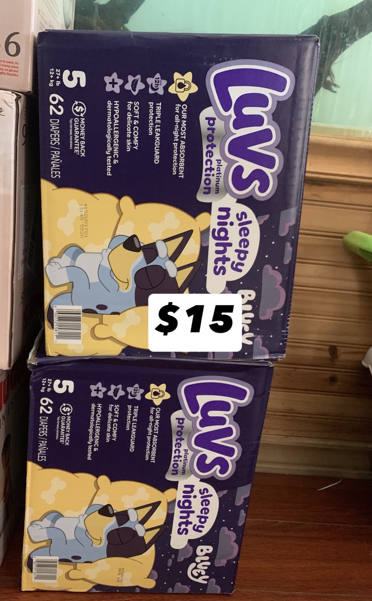Luvs diaper size 5