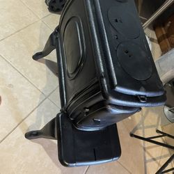 Vintage Cast-Iron Wood, Burning Stove