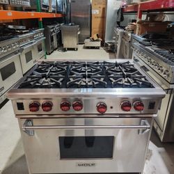 Wolf 36" 6b Gas Range