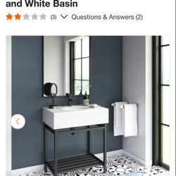 New 30 In Vanity In Box Stone Top