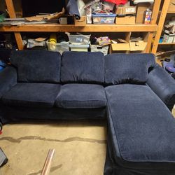 Blue Sectional sofa - IKEA ektorp