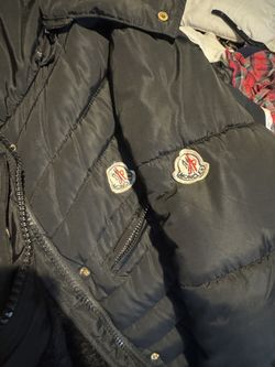 Black MONCLER Women Coat