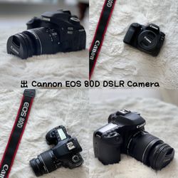 Cannon EOS 80D DSLR Camera