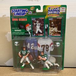 1998 Starting Lineup Joe Namath & Don Maynard 