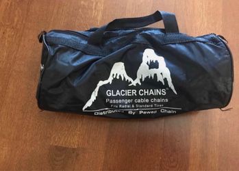 New Glacier Chains Passenger Cable Chains Tire Snow Chains Stock # 1042 One Pair