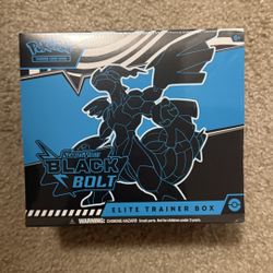 Pokemon Black Bolt Elite Trainer Box