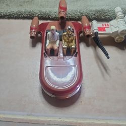 Star Wars Land Speeder 1978. X-Wing Fighter 1978. Speeder Bike1983,  Nice Condition. E Mesa 