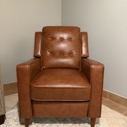 Brown Leather Recliner