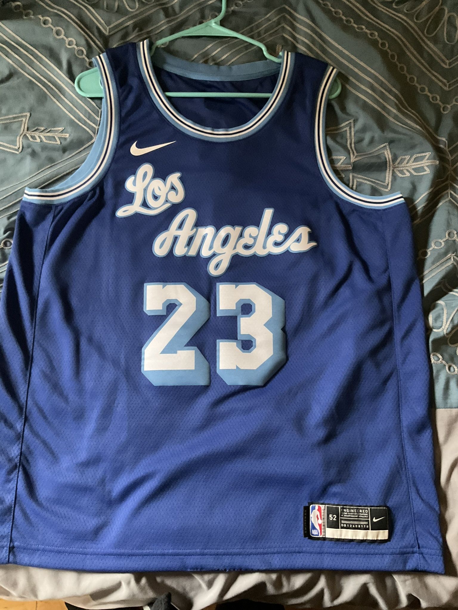 NBA LeBron James Lakers jersey 
