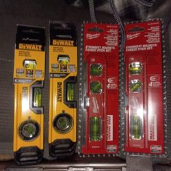 DeWalt And Milwaukee Levels 