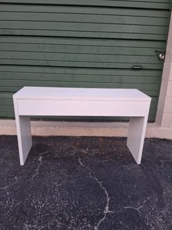 White Console Table