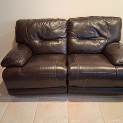 Leather recliner loveseat Eldorado Furniture